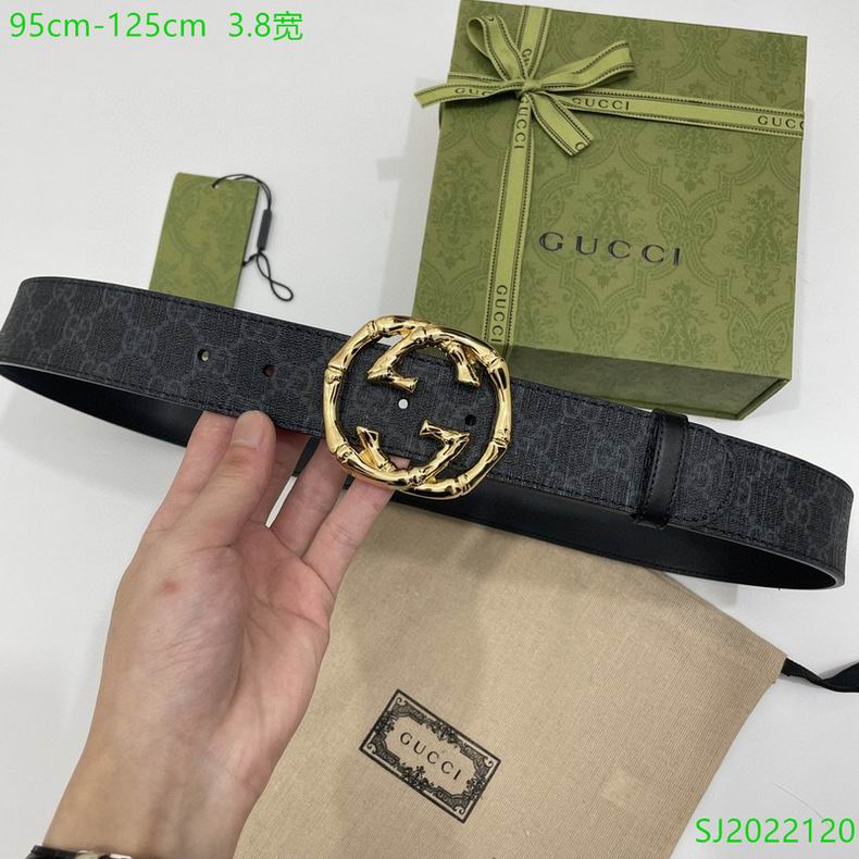 Gucci belt 38mmX95-125cm 7D (8)
